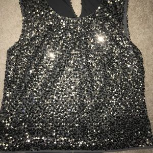 Cold water creek sequined blouse